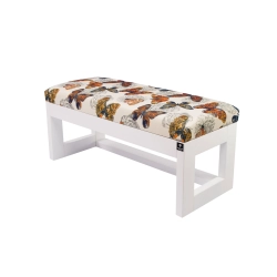 Ławka Pufa Tapicerowana Siedzisko Gładkie Butterfly 05 LPG-16 Rozmiary od 50 cm do 200 cm