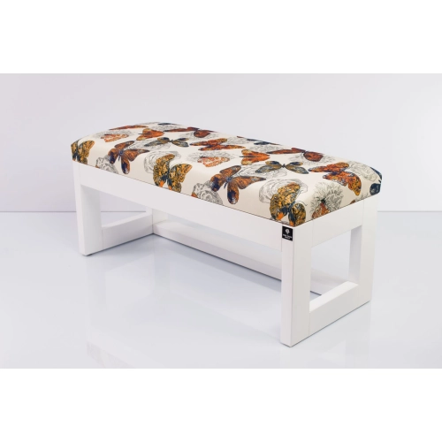 Ławka Pufa Tapicerowana Siedzisko Gładkie Butterfly 05 LPG-16 Rozmiary od 50 cm do 200 cm