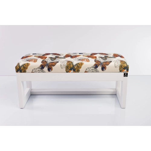 Ławka Pufa Tapicerowana Siedzisko Gładkie Butterfly 05 LPG-16 Rozmiary od 50 cm do 200 cm