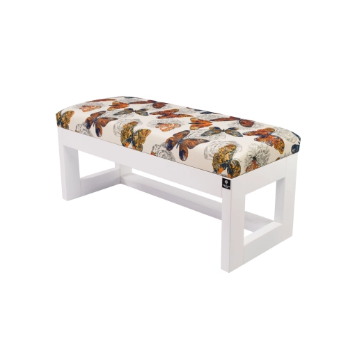 Ławka Pufa Tapicerowana Siedzisko Gładkie Butterfly 05 LPG-16 Rozmiary od 50 cm do 200 cm