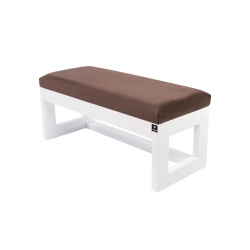 Ławka Pufa Tapicerowana Siedzisko Gładkie Brązowy LPG-16 Rozmiary od 50 cm do 200 cm