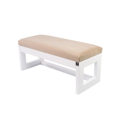 Ławka Pufa Tapicerowana Siedzisko Gładkie Cappucino LPG-16 Rozmiary od 50 cm do 200 cm