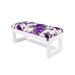 Ławka Pufa Tapicerowana Siedzisko Gładkie Marakesz Fioletowy LPG-16 Rozmiary od 50 cm do 200 cm