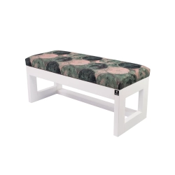 Ławka Pufa Tapicerowana Siedzisko Gładkie Nodo 1393 LPG-16 Rozmiary od 50 cm do 200 cm