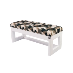 Ławka Pufa Tapicerowana Siedzisko Gładkie Print AC2 LPG-16 Rozmiary od 50 cm do 200 cm
