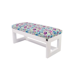 Ławka Pufa Tapicerowana Siedzisko Gładkie Kwiaty Łowieckie LPG-16 Rozmiary od 50 cm do 200 cm
