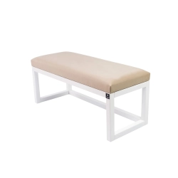 Ławka Pufa Tapicerowana Siedzisko Gładkie Beż LPG-2 Rozmiary od 50 cm do 200 cm