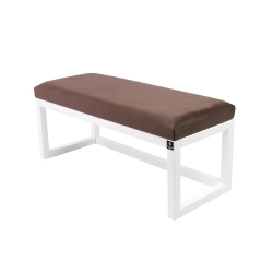 Ławka Pufa Tapicerowana Siedzisko Gładkie Brązowy LPG-2 Rozmiary od 50 cm do 200 cm