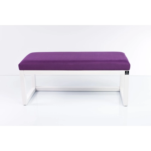 Ławka Pufa Tapicerowana Siedzisko Gładkie Fioletowy LPG-2 Rozmiary od 50 cm do 200 cm