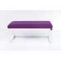 Ławka Pufa Tapicerowana Siedzisko Gładkie Fioletowy LPG-2 Rozmiary od 50 cm do 200 cm