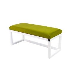 Ławka Pufa Tapicerowana Siedzisko Gładkie Zieleń Pistacja LPG-2 Rozmiary od 50 cm do 200 cm