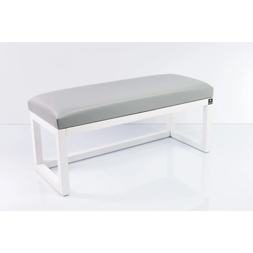 Ławka Pufa Tapicerowana Siedzisko Gładkie Ekoskóra Popiel LPG-2 Rozmiary od 50 cm do 200 cm