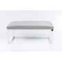Ławka Pufa Tapicerowana Siedzisko Gładkie Ekoskóra Popiel LPG-2 Rozmiary od 50 cm do 200 cm