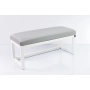 Ławka Pufa Tapicerowana Siedzisko Gładkie Ekoskóra Popiel LPG-2 Rozmiary od 50 cm do 200 cm