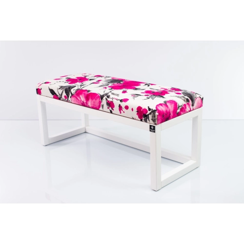 Ławka Pufa Tapicerowana Siedzisko Gładkie Marakesz Róż LPG-2 Rozmiary od 50 cm do 200 cm
