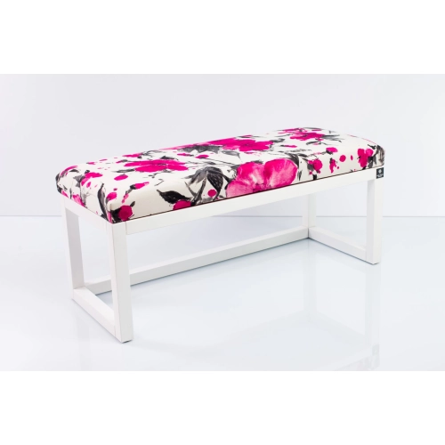 Ławka Pufa Tapicerowana Siedzisko Gładkie Marakesz Róż LPG-2 Rozmiary od 50 cm do 200 cm
