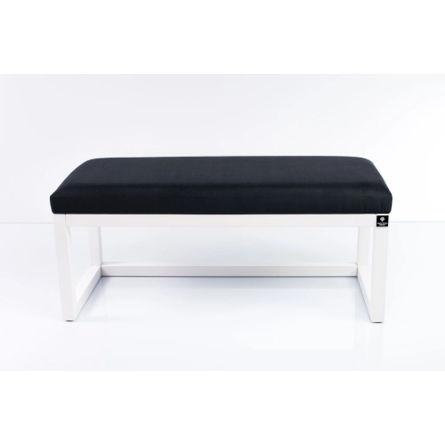 Ławka Pufa Tapicerowana Siedzisko Gładkie Czarny LPG-2 Rozmiary od 50 cm do 200 cm
