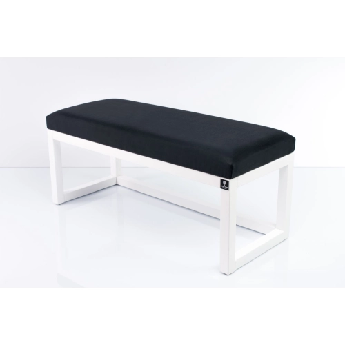 Ławka Pufa Tapicerowana Siedzisko Gładkie Czarny LPG-2 Rozmiary od 50 cm do 200 cm