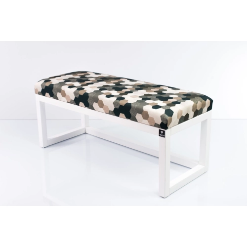 Ławka Pufa Tapicerowana Siedzisko Gładkie Print AC2 LPG-2 Rozmiary od 50 cm do 200 cm