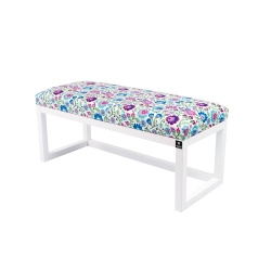 Ławka Pufa Tapicerowana Siedzisko Gładkie Kwiaty Łowieckie LPG-2 Rozmiary od 50 cm do 200 cm
