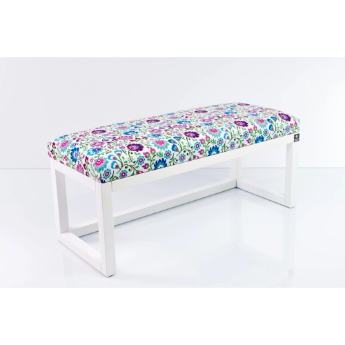 Ławka Pufa Tapicerowana Siedzisko Gładkie Kwiaty Łowieckie LPG-2 Rozmiary od 50 cm do 200 cm