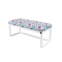 Ławka Pufa Tapicerowana Siedzisko Gładkie Kwiaty Łowieckie LPG-2 Rozmiary od 50 cm do 200 cm