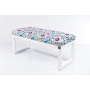 Ławka Pufa Tapicerowana Siedzisko Gładkie Kwiaty Łowieckie LPG-2 Rozmiary od 50 cm do 200 cm