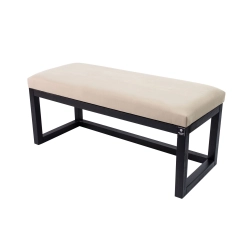 Ławka Pufa Tapicerowana Siedzisko Gładkie Beż LPG-2 Rozmiary od 50 cm do 200 cm