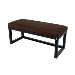 Ławka Pufa Tapicerowana Siedzisko Gładkie Brązowy LPG-2 Rozmiary od 50 cm do 200 cm