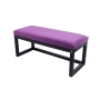 Ławka Pufa Tapicerowana Siedzisko Gładkie Fioletowy LPG-2 Rozmiary od 50 cm do 200 cm