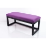 Ławka Pufa Tapicerowana Siedzisko Gładkie Fioletowy LPG-2 Rozmiary od 50 cm do 200 cm