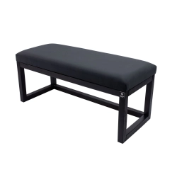 Ławka Pufa Tapicerowana Siedzisko Gładkie Grafit LPG-2 Rozmiary od 50 cm do 200 cm