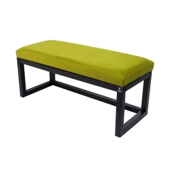Ławka Pufa Tapicerowana Siedzisko Gładkie Zieleń Pistacja LPG-2 Rozmiary od 50 cm do 200 cm