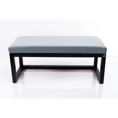 Ławka Pufa Tapicerowana Siedzisko Gładkie Popiel LPG-2 Rozmiary od 50 cm do 200 cm