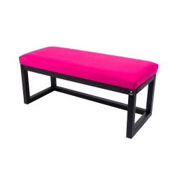 Ławka Pufa Tapicerowana Siedzisko Gładkie Różowy LPG-2 Rozmiary od 50 cm do 200 cm