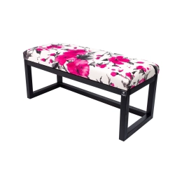 Ławka Pufa Tapicerowana Siedzisko Gładkie Róż LPG-2 Rozmiary od 50 cm do 200 cm