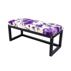 Ławka Pufa Tapicerowana Siedzisko Gładkie Fiolet LPG-2 Rozmiary od 50 cm do 200 cm