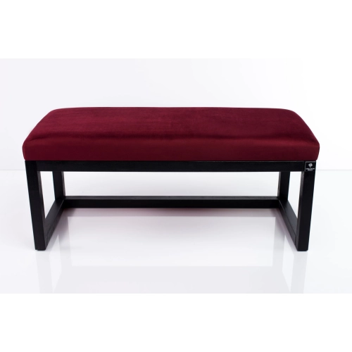 Ławka Pufa Tapicerowana Siedzisko Gładkie Bordowy LPG-2 Rozmiary od 50 cm do 200 cm