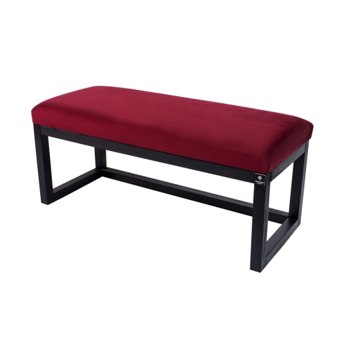 Ławka Pufa Tapicerowana Siedzisko Gładkie Bordowy LPG-2 Rozmiary od 50 cm do 200 cm