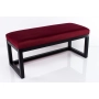 Ławka Pufa Tapicerowana Siedzisko Gładkie Bordowy LPG-2 Rozmiary od 50 cm do 200 cm