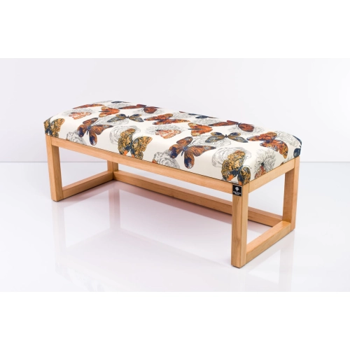 Ławka Pufa Tapicerowana Siedzisko Gładkie Butterfly 05 LPG-2 Rozmiary od 50 cm do 200 cm