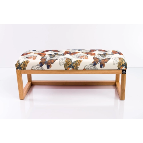 Ławka Pufa Tapicerowana Siedzisko Gładkie Butterfly 05 LPG-2 Rozmiary od 50 cm do 200 cm