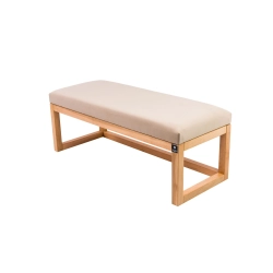Ławka Pufa Tapicerowana Siedzisko Gładkie Beż LPG-2 Rozmiary od 50 cm do 200 cm