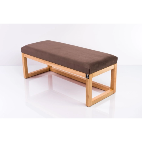 Ławka Pufa Tapicerowana Siedzisko Gładkie Brązowy LPG-2 Rozmiary od 50 cm do 200 cm