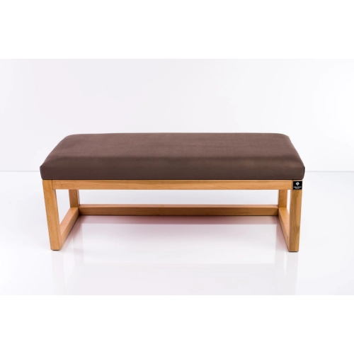 Ławka Pufa Tapicerowana Siedzisko Gładkie Brązowy LPG-2 Rozmiary od 50 cm do 200 cm