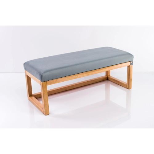 Ławka Pufa Tapicerowana Siedzisko Gładkie Popiel LPG-2 Rozmiary od 50 cm do 200 cm