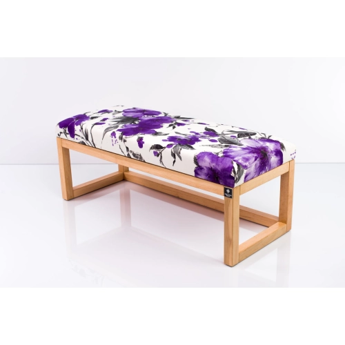 Ławka Pufa Tapicerowana Siedzisko Gładkie Marakesz Fiolet LPG-2 Rozmiary od 50 cm do 200 cm