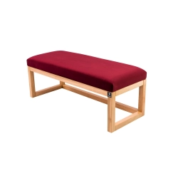 Ławka Pufa Tapicerowana Siedzisko Gładkie Bordowy LPG-2 Rozmiary od 50 cm do 200 cm