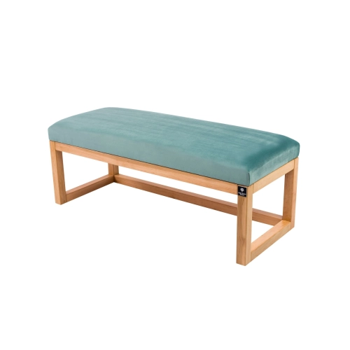 Ławka Pufa Tapicerowana Siedzisko Gładkie Mięta LPG-2 Rozmiary od 50 cm do 200 cm