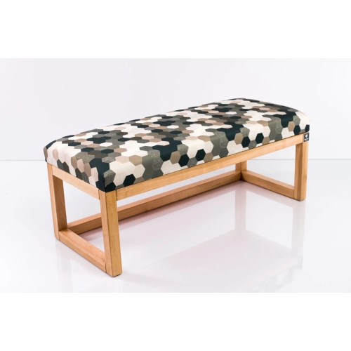 Ławka Pufa Tapicerowana Siedzisko Gładkie Print AC2 LPG-2 Rozmiary od 50 cm do 200 cm